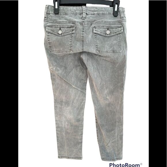 American Eagle Outfitters Jegging Crop Stretch, green, size 0 - Picture 2 of 2